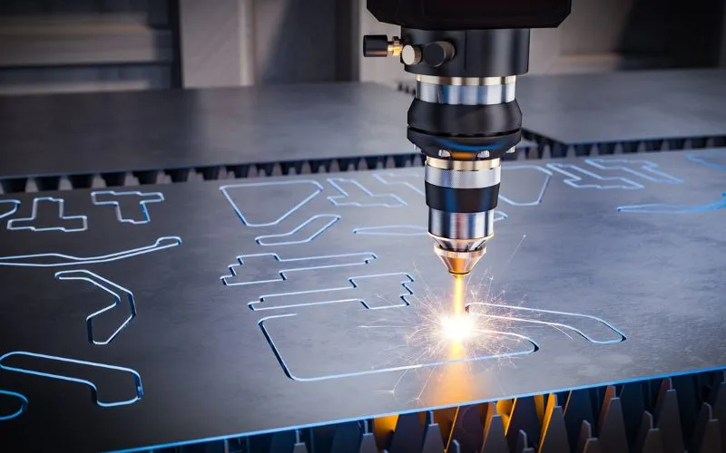 CNC pálící laser