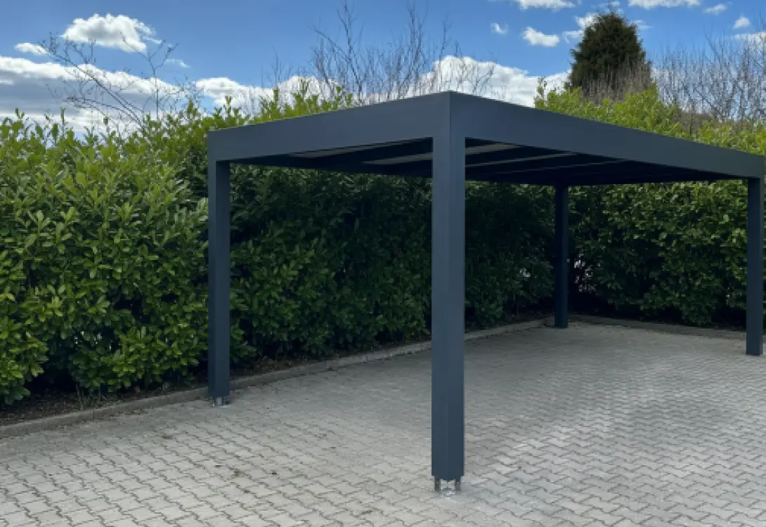boční zástěny carportu BATIMA – ochrana před větrem a soukromí
